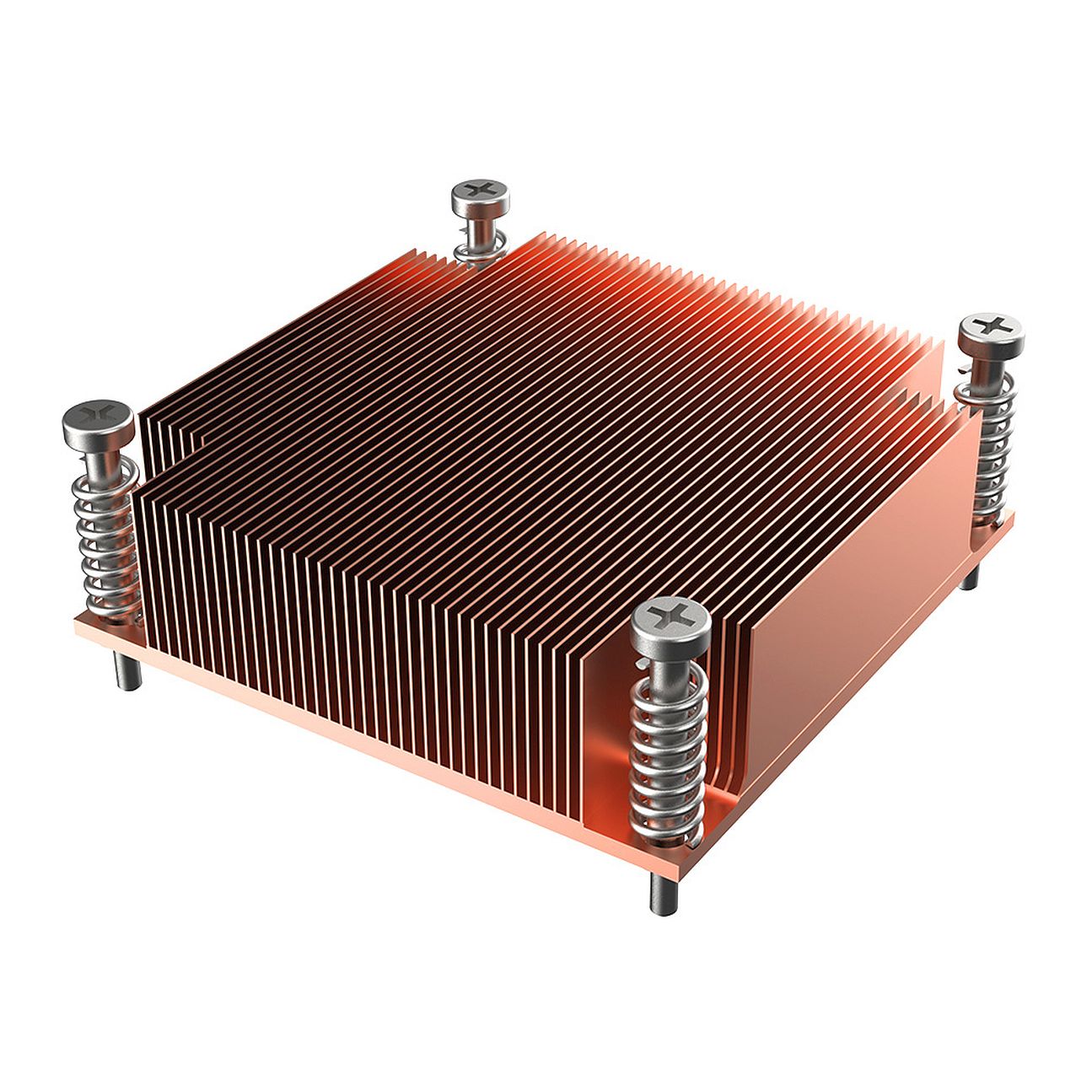 1U Pure Copper Server Cooler