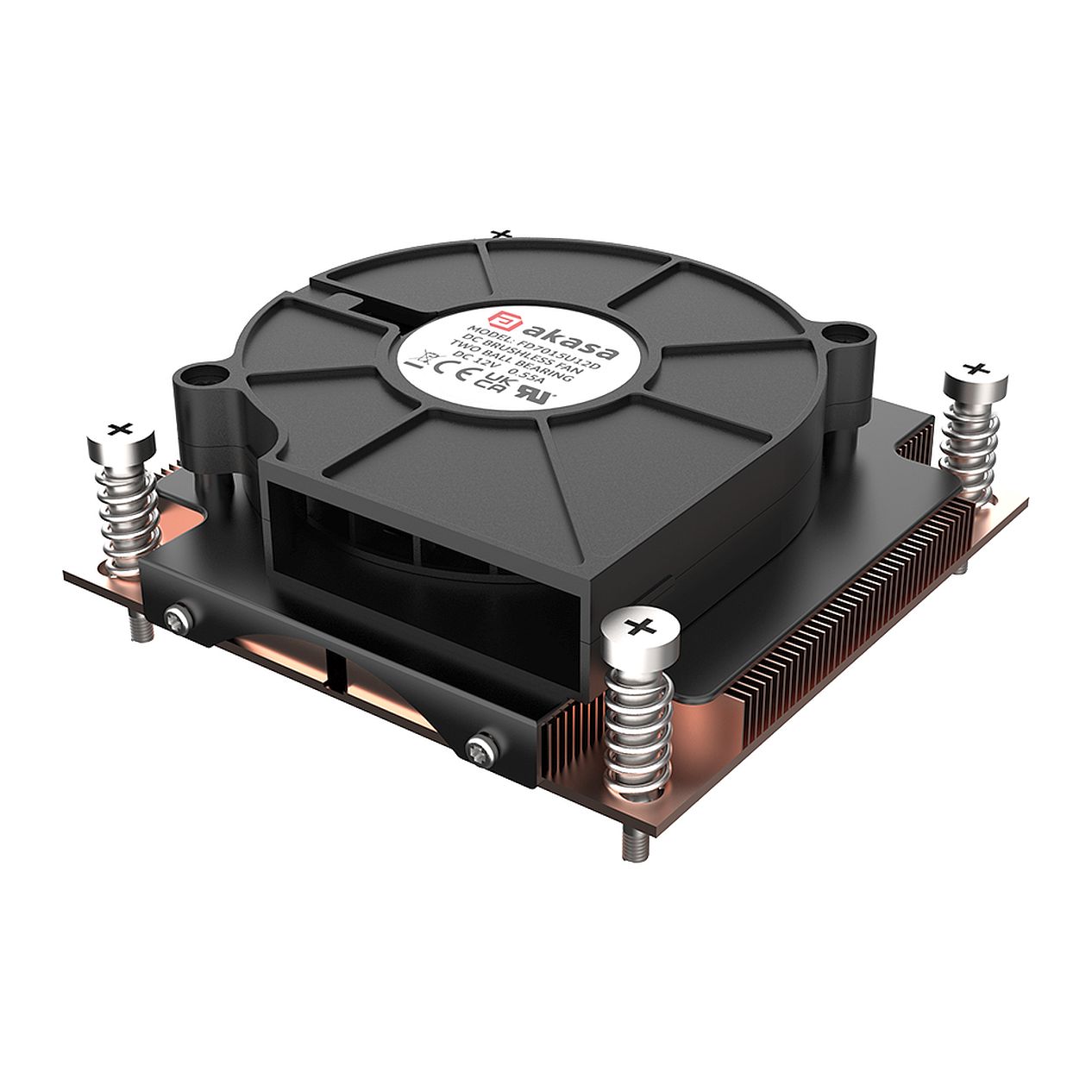 Intel® Low Profile CPU Cooler with Side Blower Fan - 28mm Height