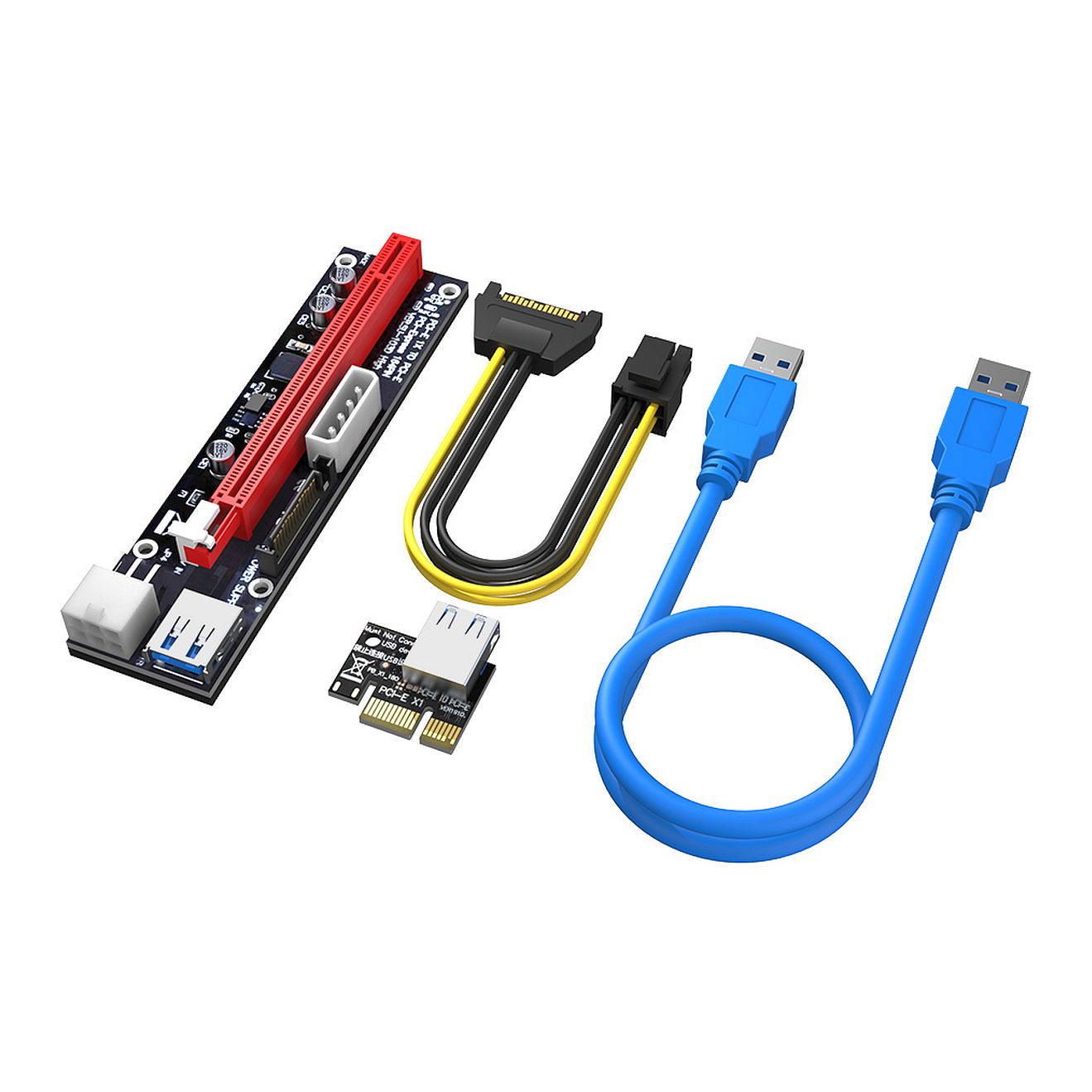 PCIe Riser Adapter Card for GPU Mining - 6 Pack